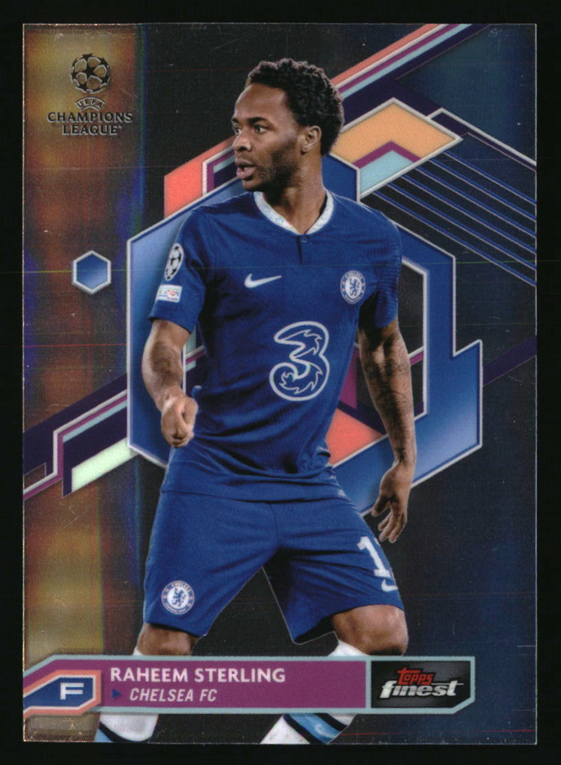 Raheem Sterling 2022-23 Finest UEFA Club Competitions #88 SOCCER Card