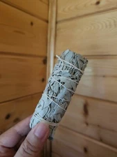 1pc - 4 Inches California White Sage Smudge Stick