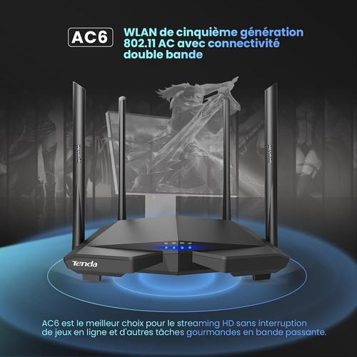 Tenda AC1200 Smart WiFi Router, High Speed Dual Band WLAN Internet Router... - Bild 4 von 11