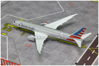 1:400 GeminiJets American BOEING 787-9 Passenger Plane Flap Down   Diecast Model