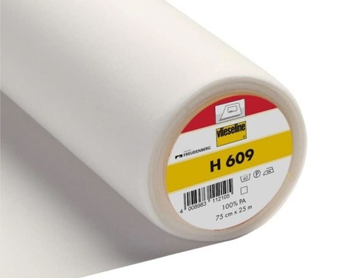 Vlieseline Interfacing H609 Soft for Stretch/Knit Fabrics Fusible White - Picture 3 of 3