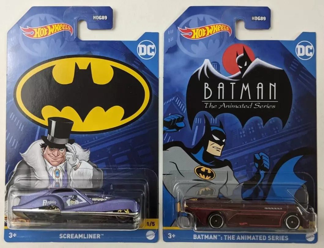 Carrinho - Hot Wheels Entertainment - Batman - Kit com 4 carrinhos