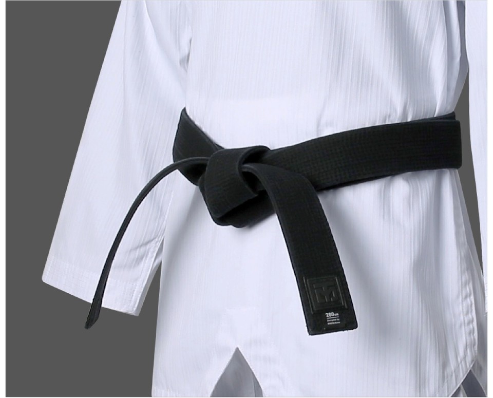 Cintura Taekwondo 4cm Cintura Nera Per Karate, Judo, Taekwondo