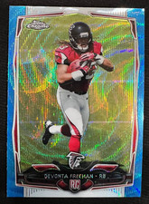 DEVONTA FREEMAN 2014 Topps Chrome Blue Wave Refractor #216 Rookie Card RC