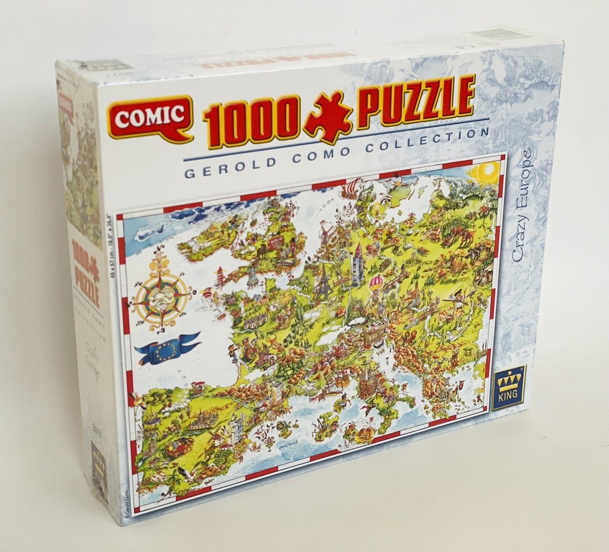 Crazy Europe Puzzle (1000 Pieces) by King | eBay