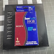 SONY 10GB QEX10GB SUPERSTATION SUPER STATION PREFORMATTED DATA TAPE MEDIA 1 pack