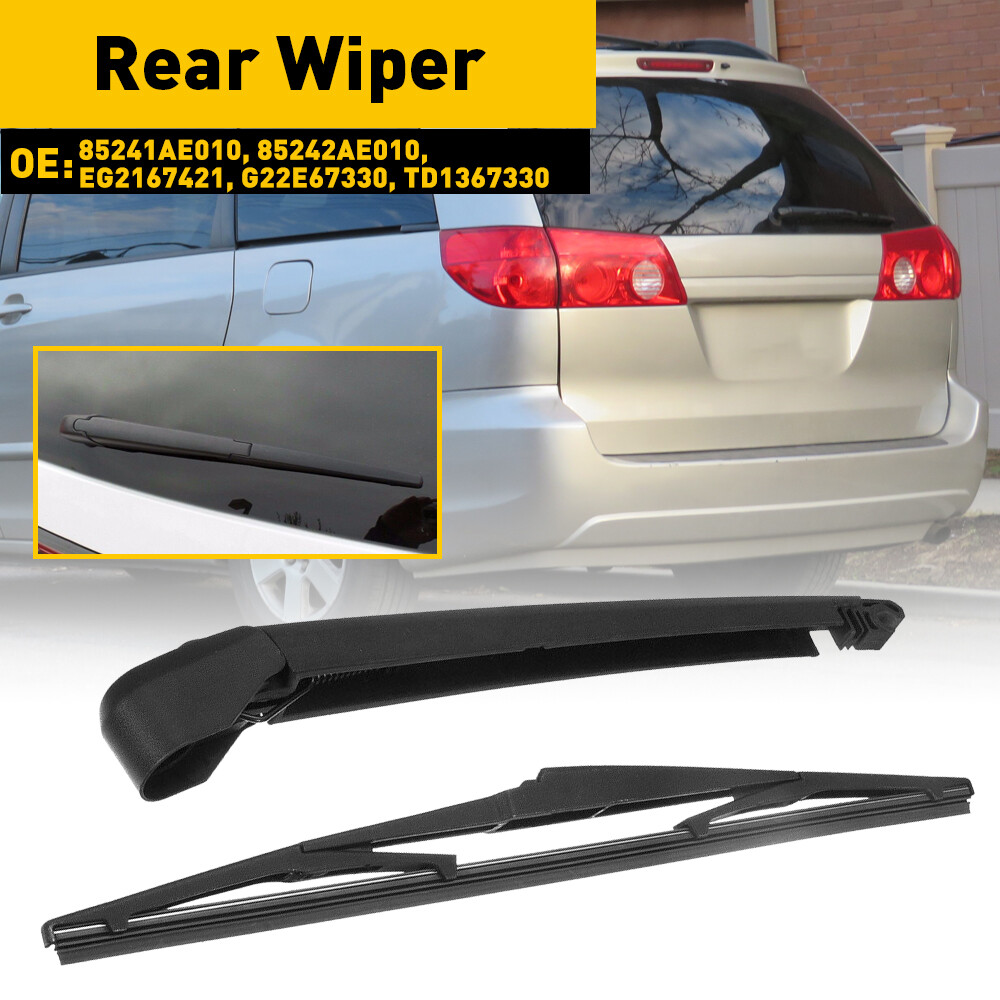 Back Glass Windshield Wiper Arm Blade For 07-12 Mazda CX7 07-15 CX9 04-10 Sienna