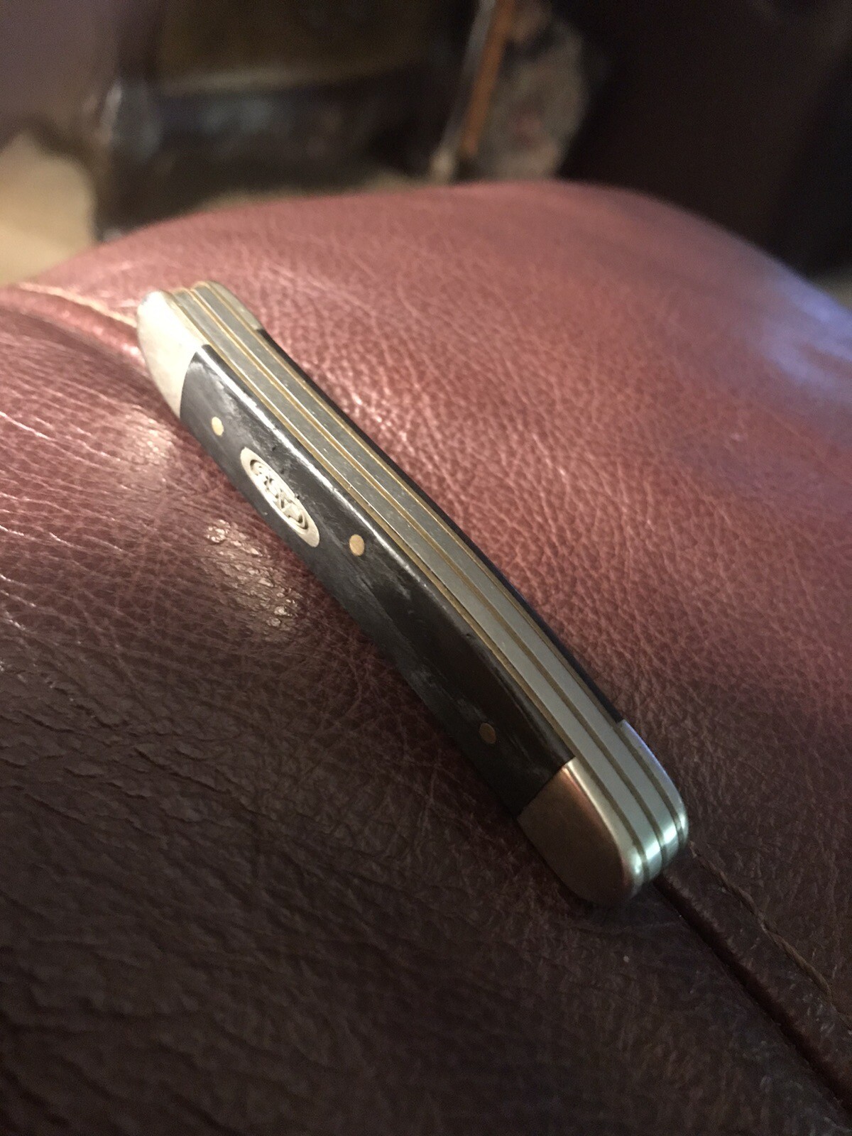 Case XX USA 22087 SS 2 Blade Pocket Knife ( One Blade Broken) Vintage