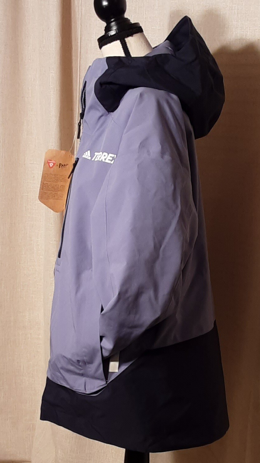 NWT Adidas Terrex MYSHELTER Snow Jacket Violet/Navy Size 2XL. $350. image 2
