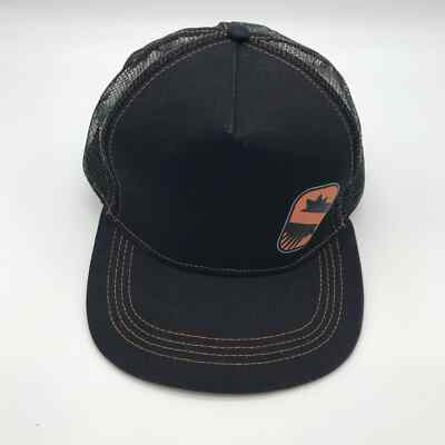 Phoenix Suns Trucker Hat Baseball Cap Black Snapback Mesh Back HDS Headwear