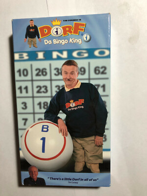 DORF DA BINGO KING TIM CONWAY VHS 2001 COMEDY 