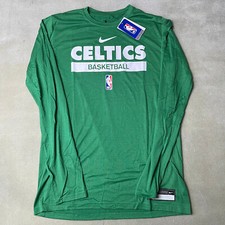 Nike Dri Fit Boston Celtics Team Issued Long Sleeve Shirt Size Large-Tall RARE