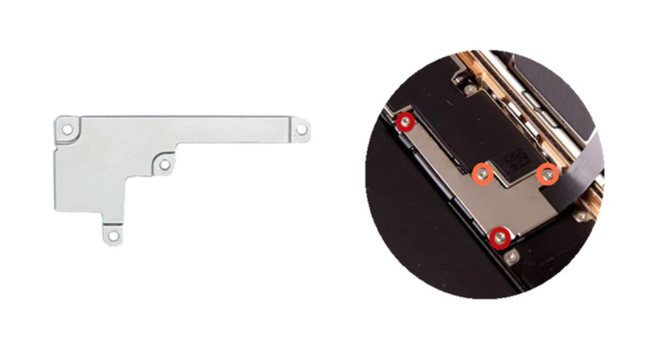 Plaque Telephone PLAQUE PROTECTION FIXATION Nappe Batterie Ecran Lcd Vis Ecran Protection IPhone 15 - Foto 3