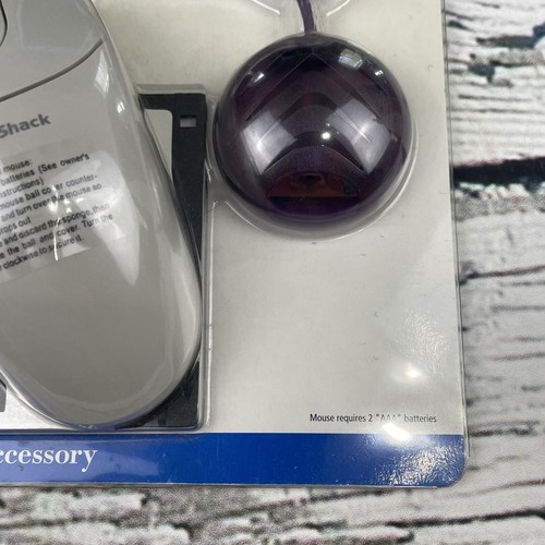 RadioShack Wireless Dual-Wheel Scroll Mouse New In Package NOS NIB - Picture 5 of 6