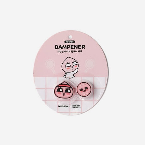 Nassau x Kakao Friends Поднимают настроение своим друзьям, гаситель шума Apeach, 2шт., теннисная ракетка, NWT