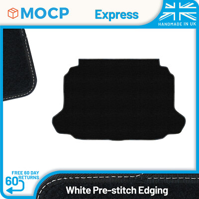 Express with White Pre-Stitch Trim Boot Mat to fit Honda Civic 3DR 2000-2005