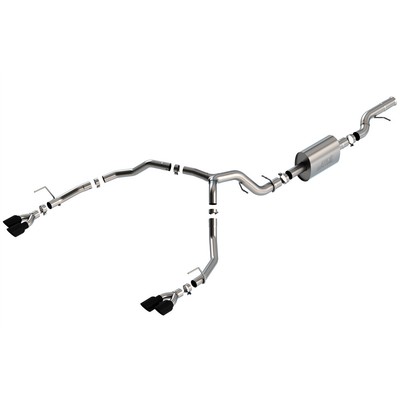Borla 140859BC S-Type Stainless Cat Back Exhaust for 2021-22 Tahoe Yukon 6.2L V8
