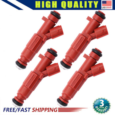 4X 353102E000 Fuel Injectors For Hyundai Elantra GT Kia Forte Soul 1.8L Veloster