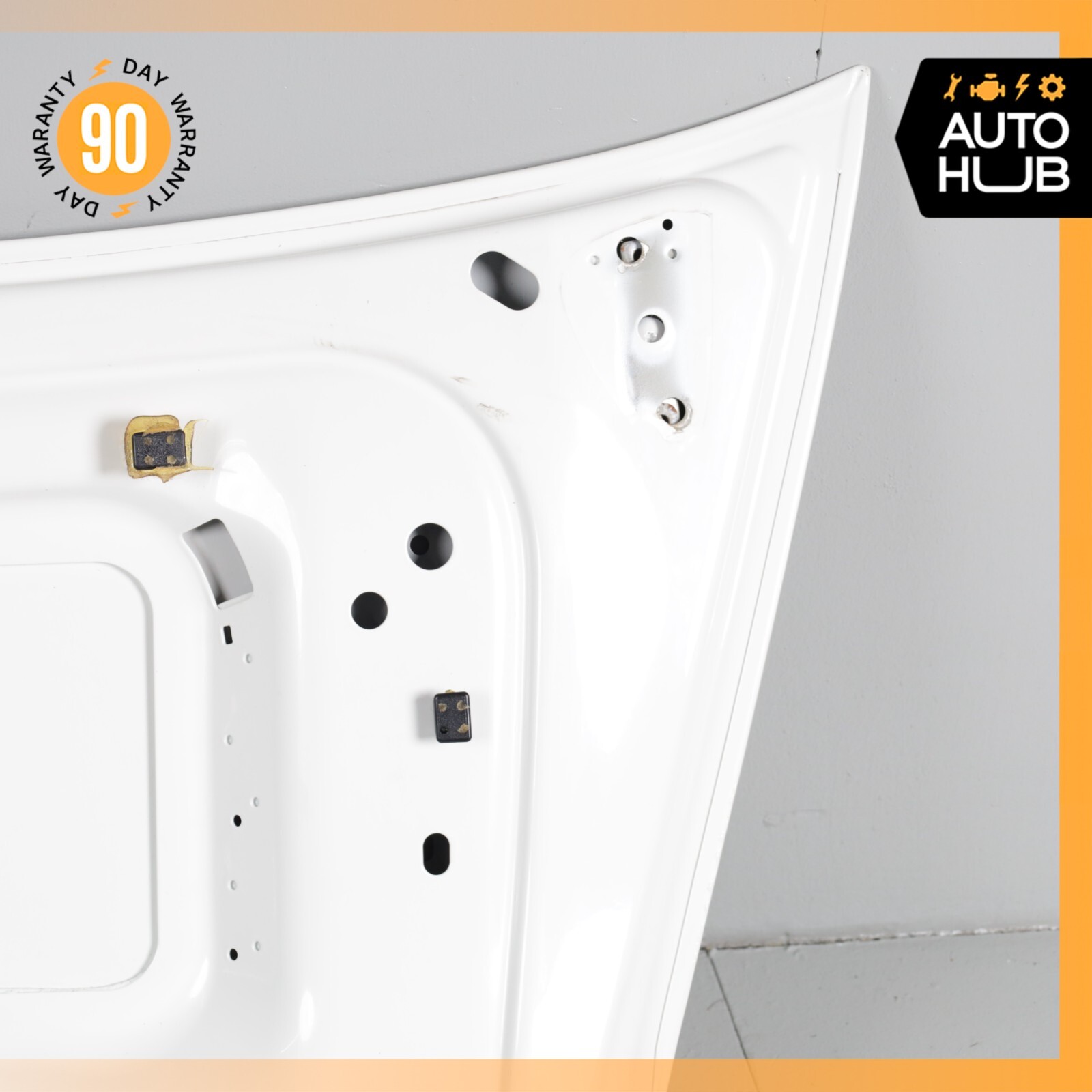 06-13 Bentley Continental Flying Spur Trunk Lid Panel Assembly White OEM 58k