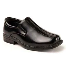 Deer Stags Wings Boys Split Toe Slip On Loafers Size US 13M Black HTEC