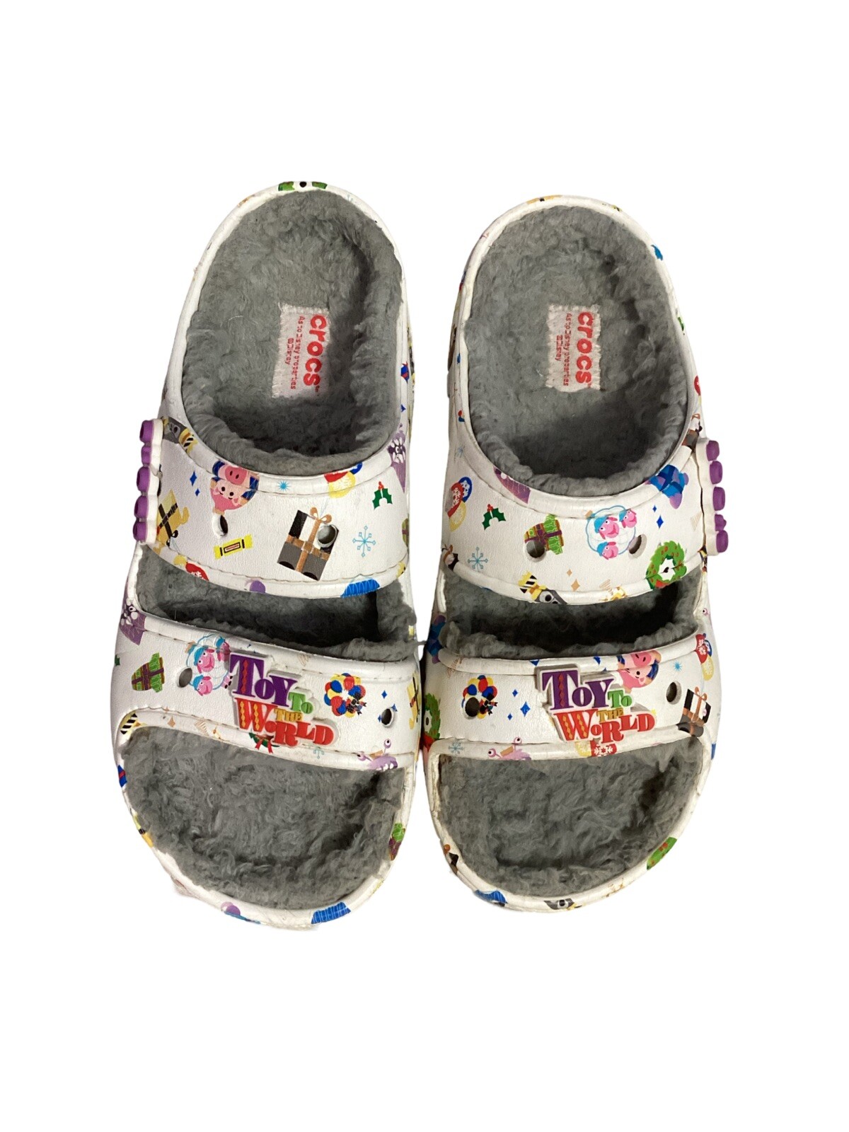Disney Parks 2022 Christmas Pixar Toy Story Adult Clogs Crocs Sandals Size 5/7