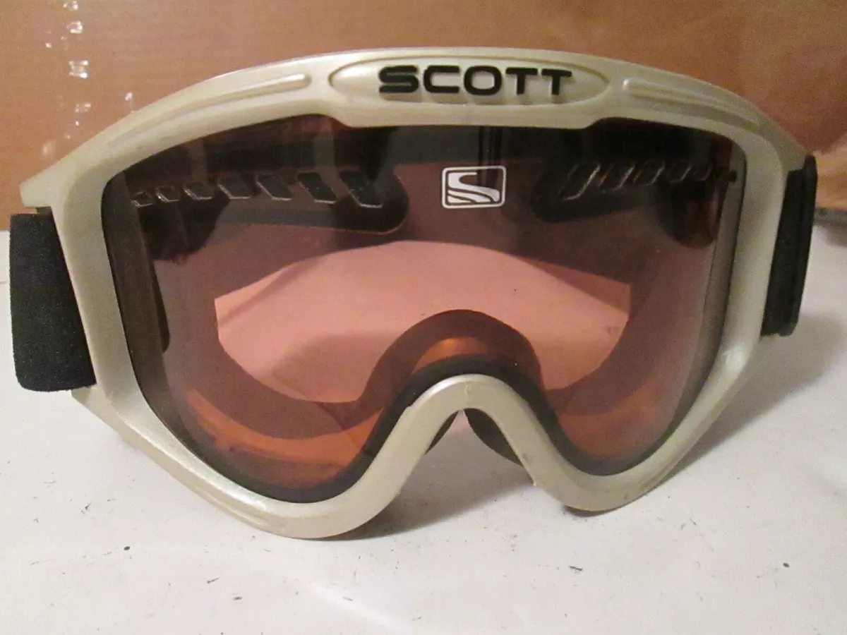 Vintage Scott Goggles ACS Air Control System Rose Lens Excellent Lightly Used