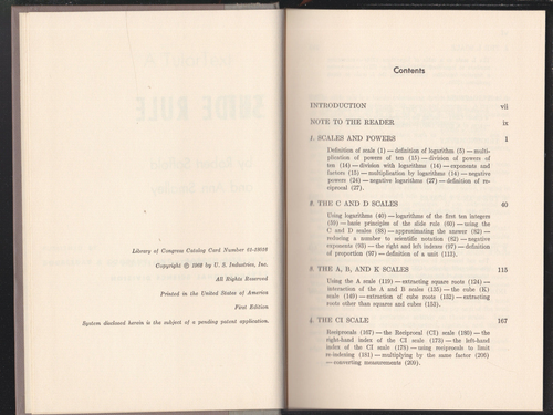 TUTORTEXT: The Slide Rule by Robert Saffold & Ann Smalley 1st Ed. 1962 VG - Picture 6 of 9