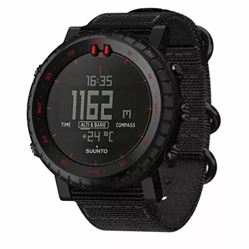 SUUNTO Core SS023158000 Watch Black Red 3ATM azimuth Altitude Atmosphere Depth
