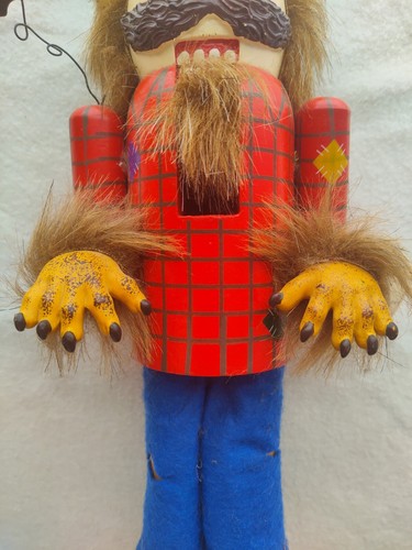 Halloween Cascanueces Pueblo Hombre Lobo 14" Raro 2010 Edición Limitada #908 - Imagen 3 de 17