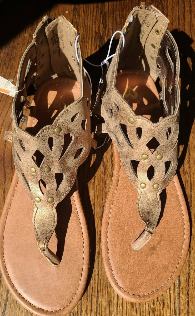 Girls bronze best sale sandals