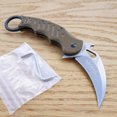GAHGA ガーミットGAHMIT Fox 479ESW Folding Karambit Flipper 3.2