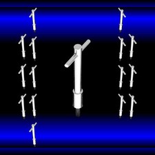 Valve Cover T Handle Bolts 4 Inch For Bb Chevy 396 427 454 502 Chrome Set Of 14