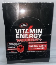 Vitamin Energy® Workout+ Berry Energy Shots, Clinically Proven 48 Bottles 2/26
