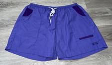 Manresa Mens Corn Neck Short Vintage Purp Purple Size XL 5”