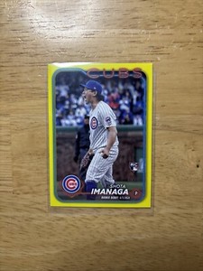 2024 Topps Update Series - Rookie Debut Yellow #US281 Shota Imanaga (RC)