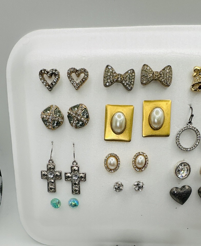 Vintage Jewelry Lot Necklaces Bracelets Earrings eBay