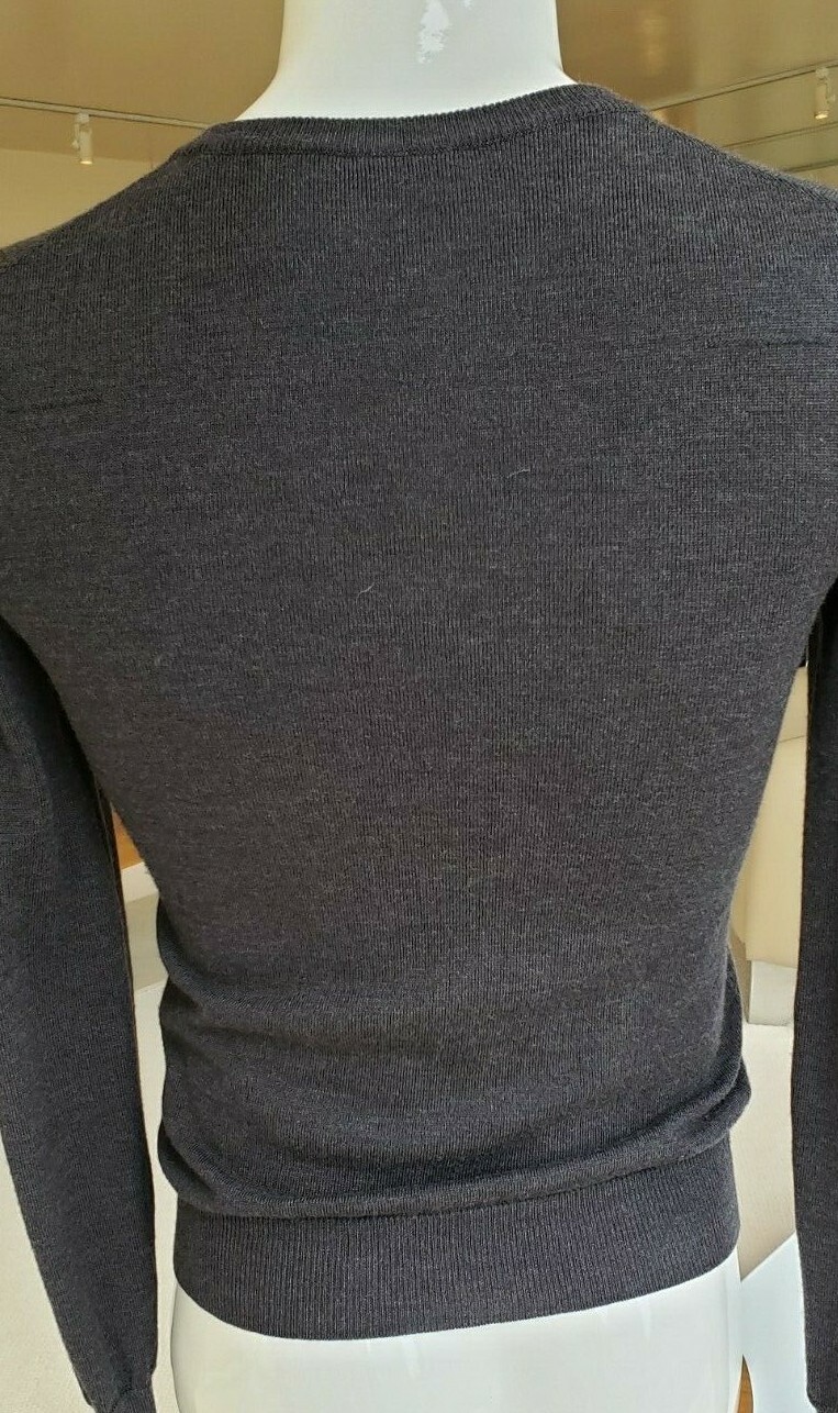 DIOR GRAY MEN'S PULL OVER SWEATER XSMALL US34 EURO44 ked eBay