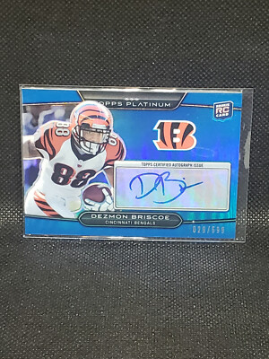 2010 Topps Platinum #65 Dezmon Briscoe RC AUTO 029/599 (I12)