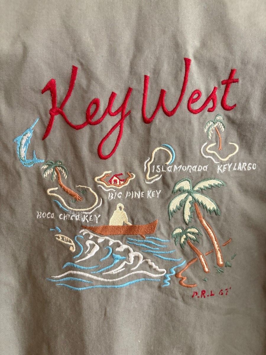 ラルフローレン ミリタリージャケット Key West刺繍 Vintage Polo Ralph Lauren Jacket Military Style Key West