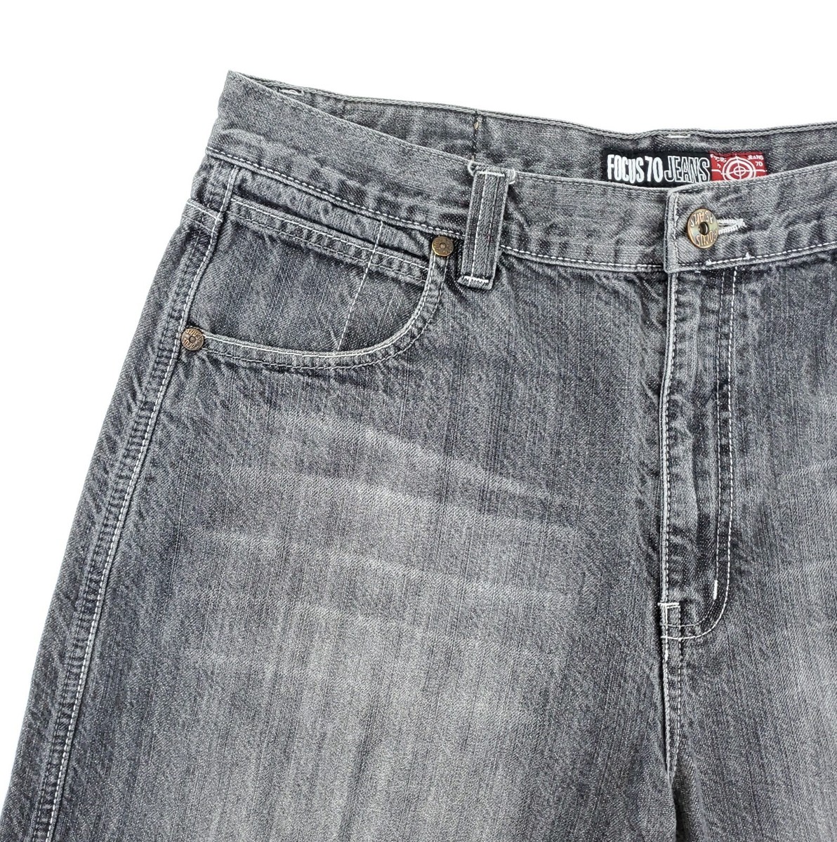 パンツ Graphpaper DenimBaggyShorts GRAY Focus 70 Jean Shorts Men's 38 Gray Denim Y2K Baggy Hip Hop
