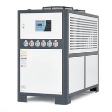 CREWORKS 15Ton Industrial Air-cooled Chiller with 53 gal Tank& 22 HP Compressor