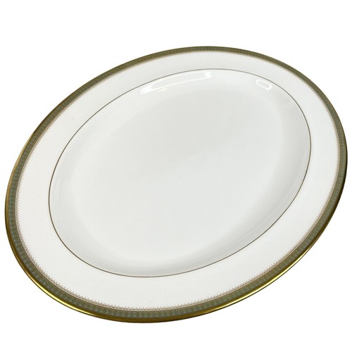 VTG Royal Doulton OVAL PLATTER 16" Turkey Serving Plate Clarendon Bone China - Picture 8 of 9