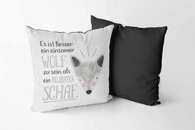Es ist besser ein einsamer Wolf zu sein, als ein beliebtes Schaf 14201006805