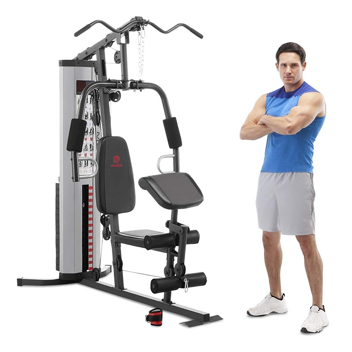 Marcy MWM-988 Pro Full Body Home Gym 150lb Adjustable Weight Workout Machine