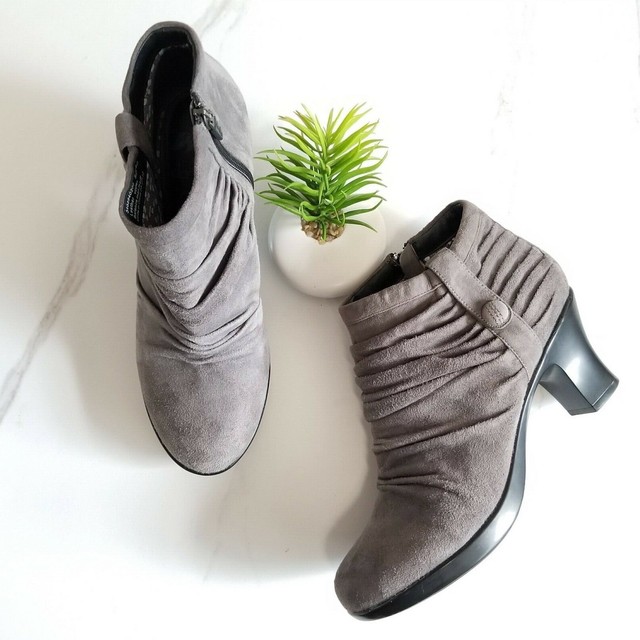 dansko gray booties