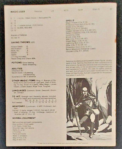TSR RPGA Module R1 To the Aide of Falx, vintage, Dungeons and Dragons, D&D - Picture 7 of 8