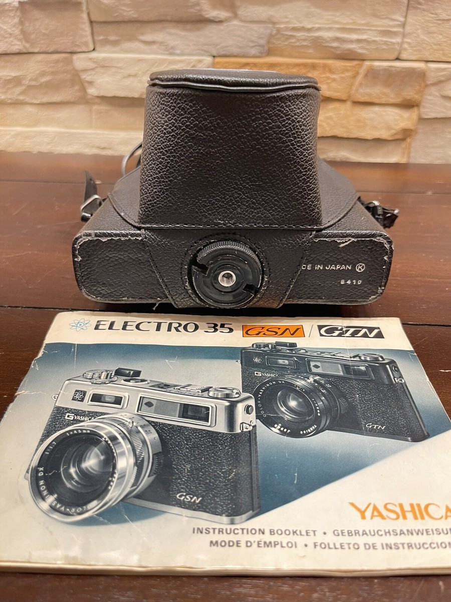 YASHICA ELECTRO 35 GSN 35 MM FILM CAMERA VERY GOOD CONDITION/NOT