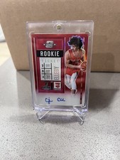 2020-21 Contenders Optic CJ Elleby Red Prizm Rookie Ticket Auto RC #94/99 Y109