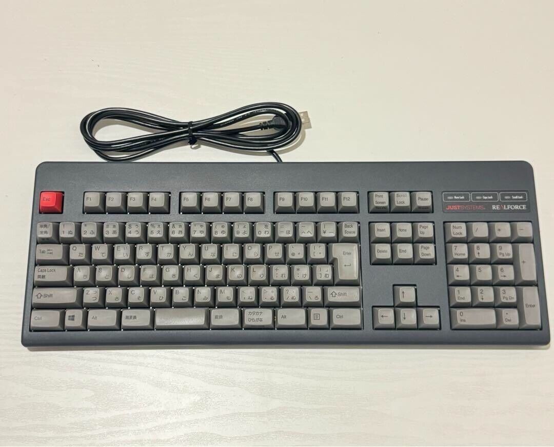 TOPRE REALFORCE 108UG-HiPro-JS Limited ZH0400 Wired Keyboard TOPRE REALFORCE 108UG-HiPro-JS Limited ZH0400 Wired Keyboard