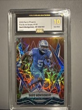2025 Panini Phoenix - David Montgomery #108 Fire Burst /350